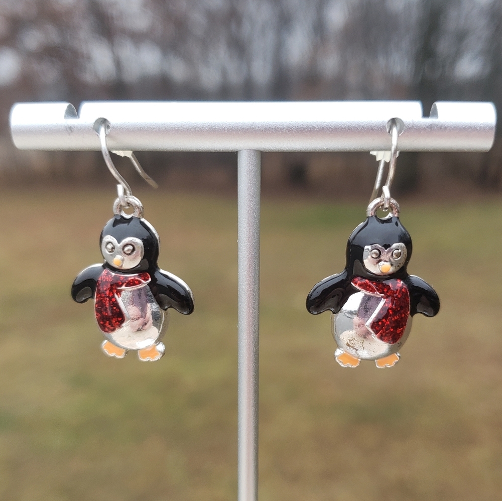 53. Penguin Drop Earrings